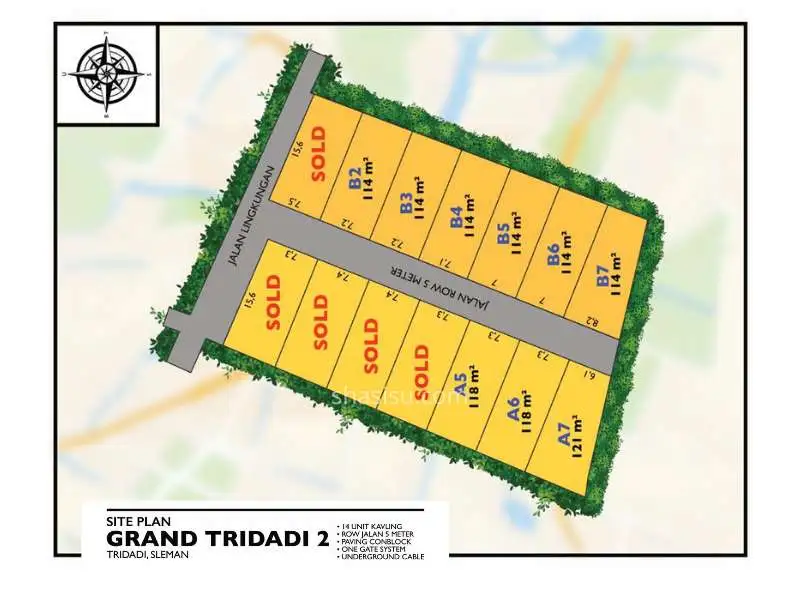 Jual tanah sleman Grand Tridadi 2