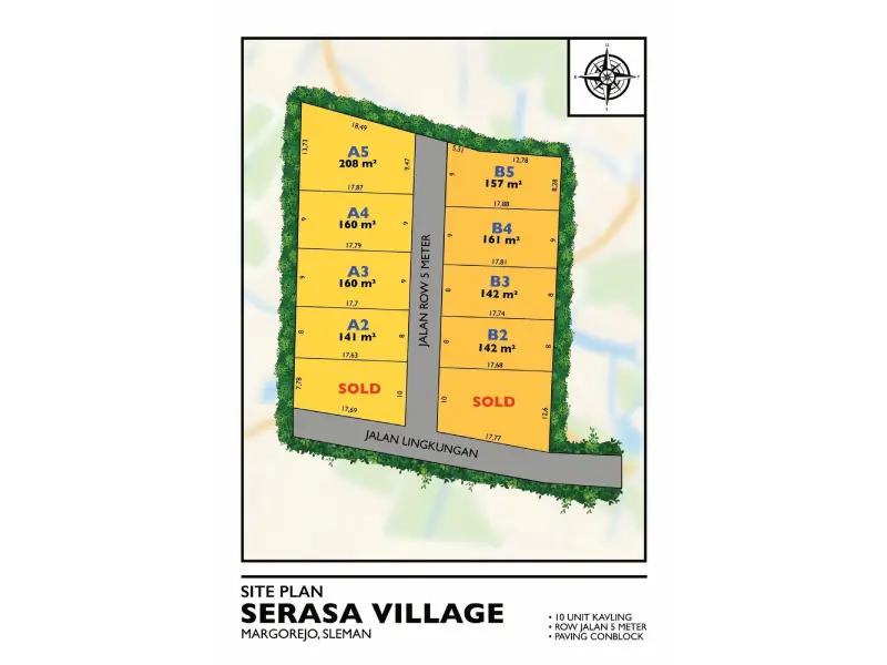 Jual tanah jogja serasa village